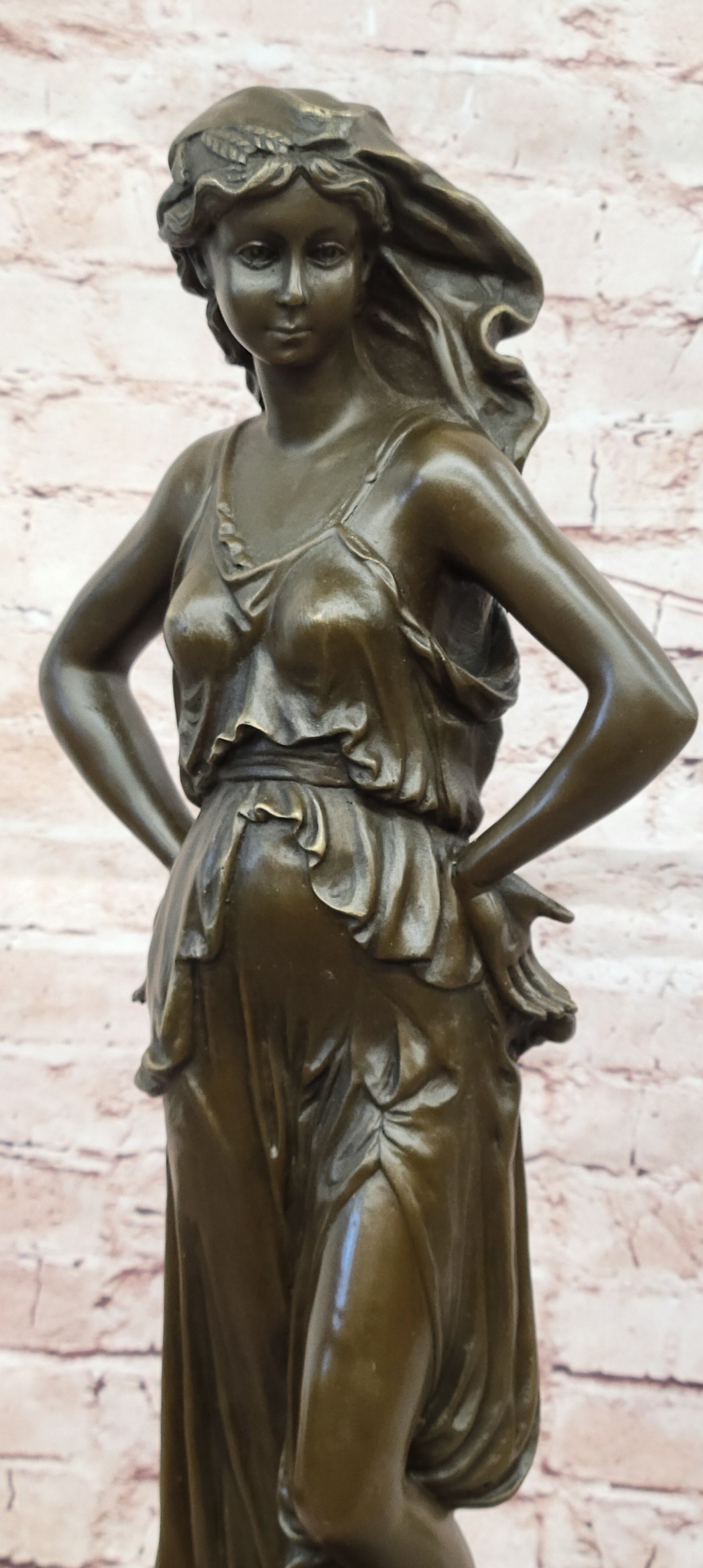 Signed Original Milo Mother to Be Real Bronze Sculpture Maternity Gift Statue