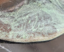 Bronze Fully Nude Girl Laying Down Sleeping on Marble Base Art