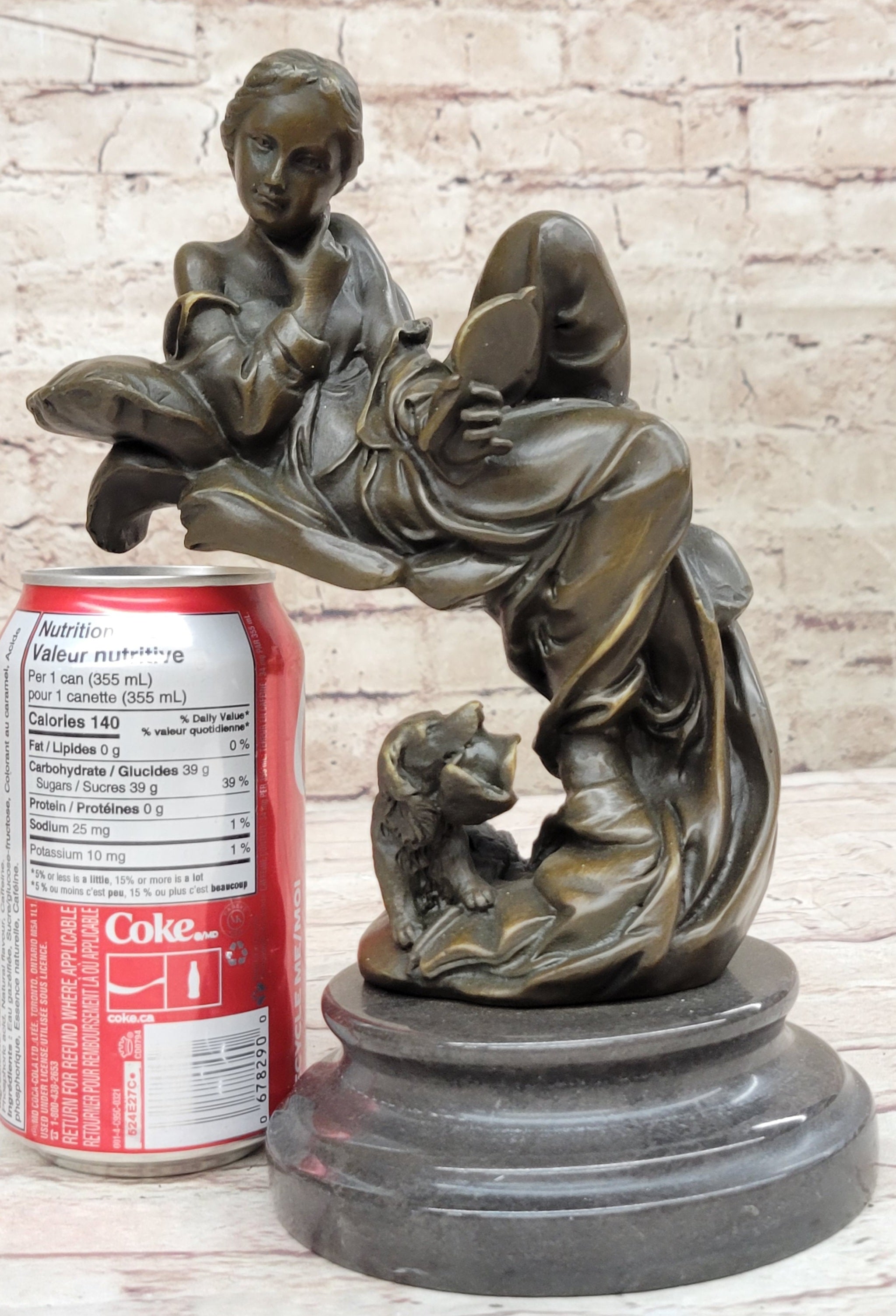 Milo Self Admiring Beauty Bronze Sculpture