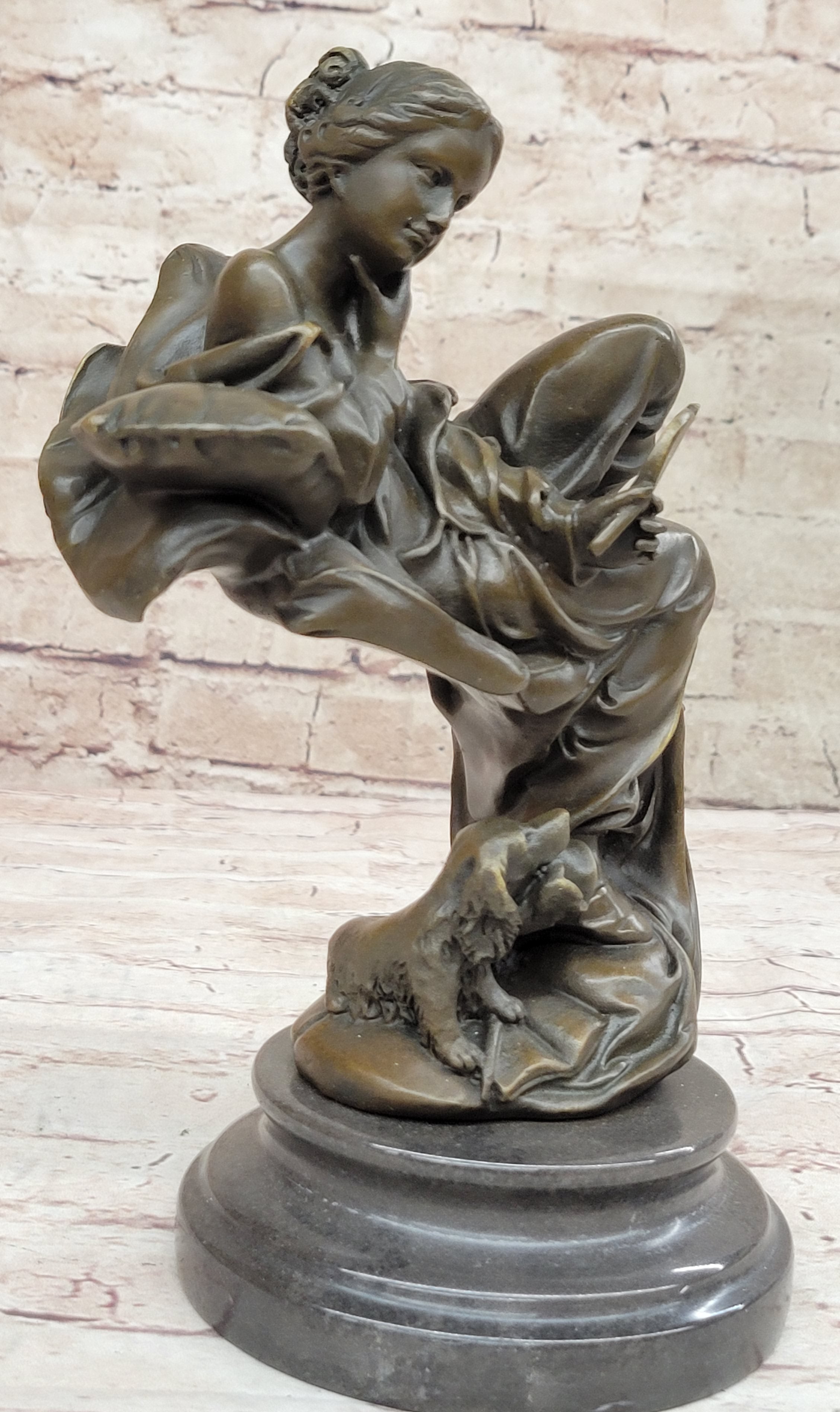 Milo Self Admiring Beauty Bronze Sculpture