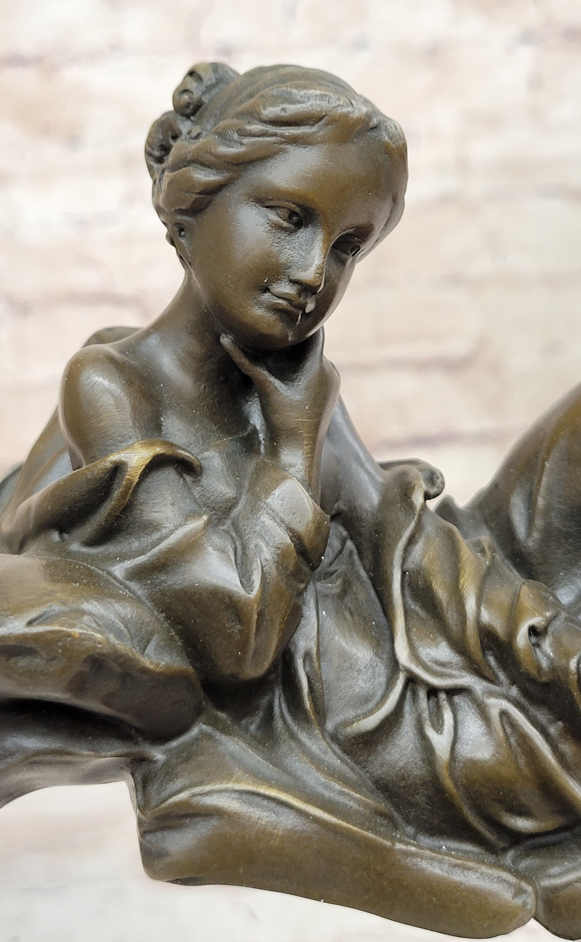 Milo Self Admiring Beauty Bronze Sculpture