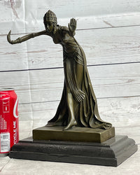 Chiparus Art Deco Russian Gypsy Dancer Bronze on Marble