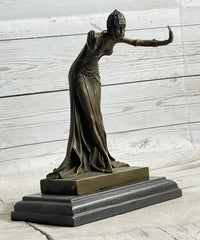 Chiparus Art Deco Russian Gypsy Dancer Bronze on Marble