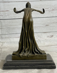 Chiparus Art Deco Russian Gypsy Dancer Bronze on Marble