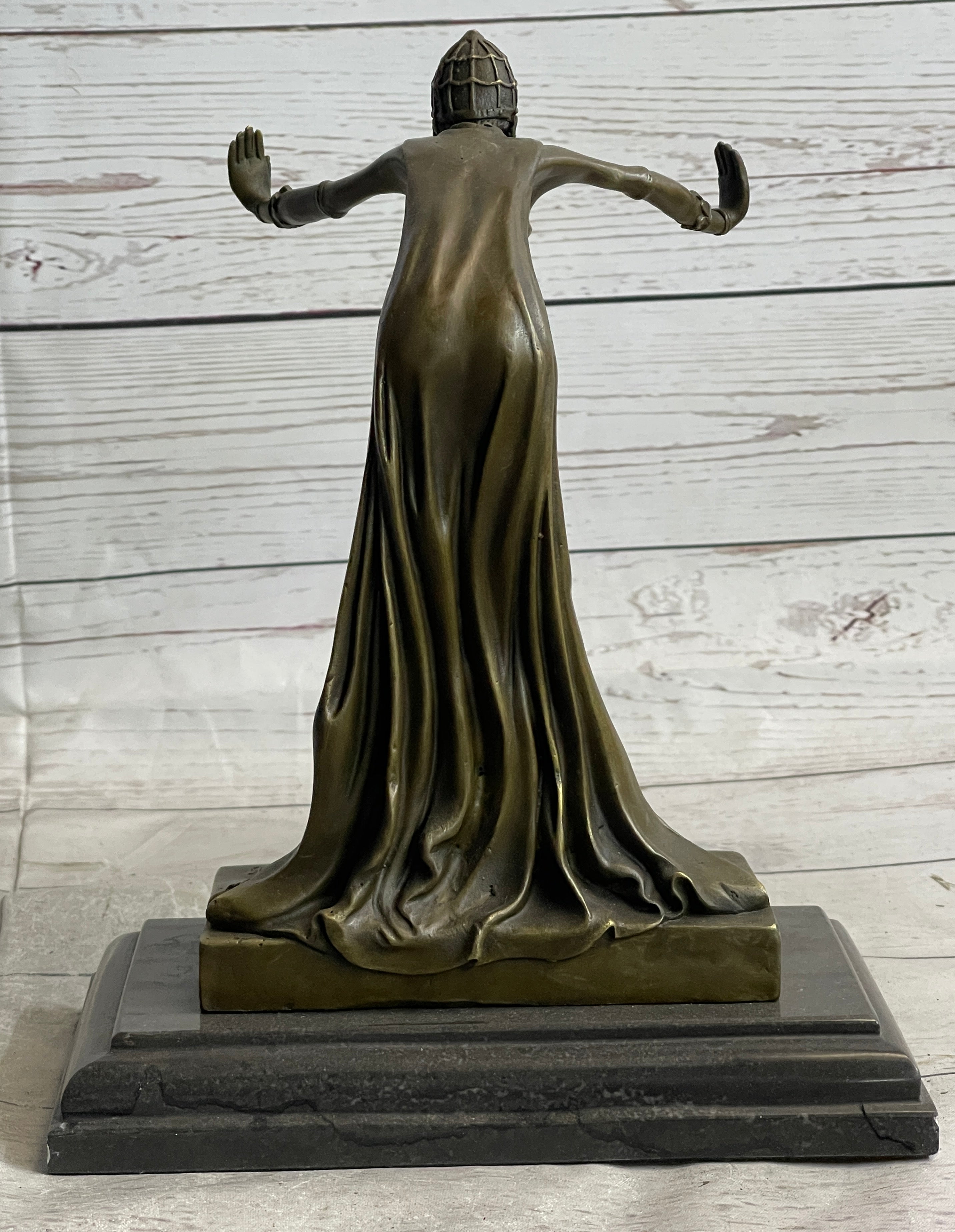 Chiparus Art Deco Russian Gypsy Dancer Bronze on Marble