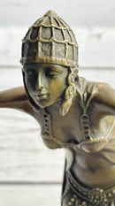 Chiparus Art Deco Russian Gypsy Dancer Bronze on Marble