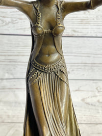 Chiparus Art Deco Russian Gypsy Dancer Bronze on Marble