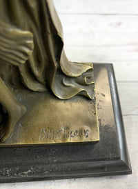 Chiparus Art Deco Russian Gypsy Dancer Bronze on Marble