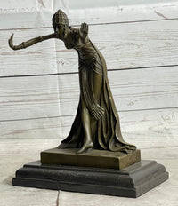 Chiparus Art Deco Russian Gypsy Dancer Bronze on Marble