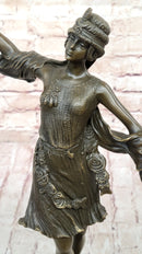 Art Deco Bronze Sculpture of Dancing Woman by Kernalan