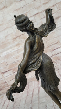 Art Deco Bronze Sculpture of Dancing Woman by Kernalan