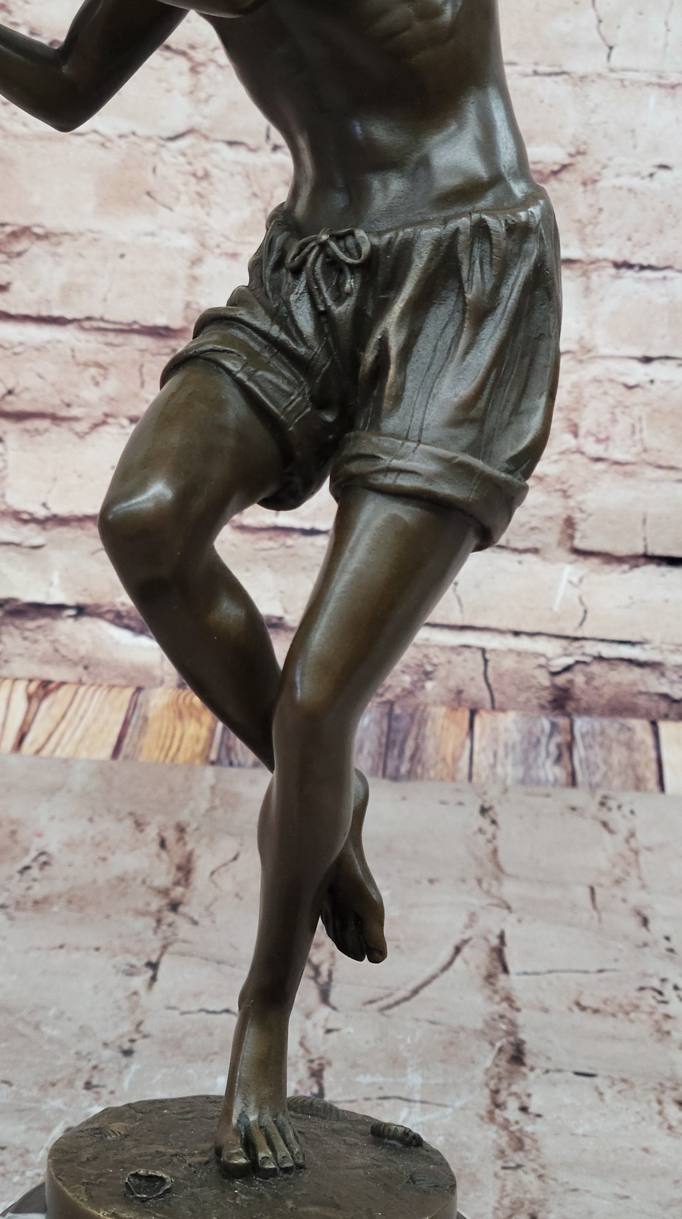 Francois Duret Bronze Sculpture – Playful Tambourine Dancer
