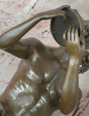 Francois Duret Bronze Sculpture – Playful Tambourine Dancer