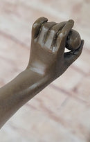 Young Boy Classical Dancer - Bronze Figure by Duret