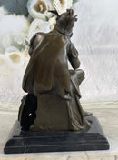 SIGNED GREGOIRE ROMAN EMPEROR WARRIOR BRONZE SCULPTURE FIGURINE STATUE FIGURE