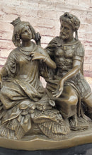 Leon Grégoire Cleopatra & Mark Antony – Bronze Historical Sculpture