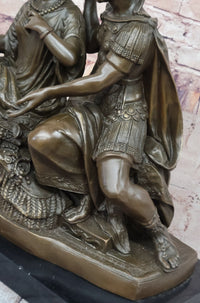 Leon Grégoire Cleopatra & Mark Antony – Bronze Historical Sculpture