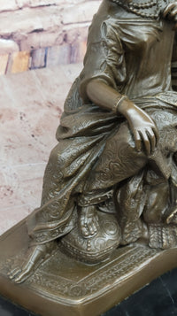 Leon Grégoire Cleopatra & Mark Antony – Bronze Historical Sculpture