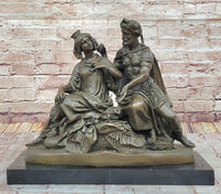 Leon Grégoire Cleopatra & Mark Antony – Bronze Historical Sculpture