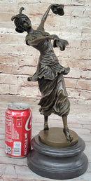 Art Deco Bronze Dancer by Colinet on Marble Base