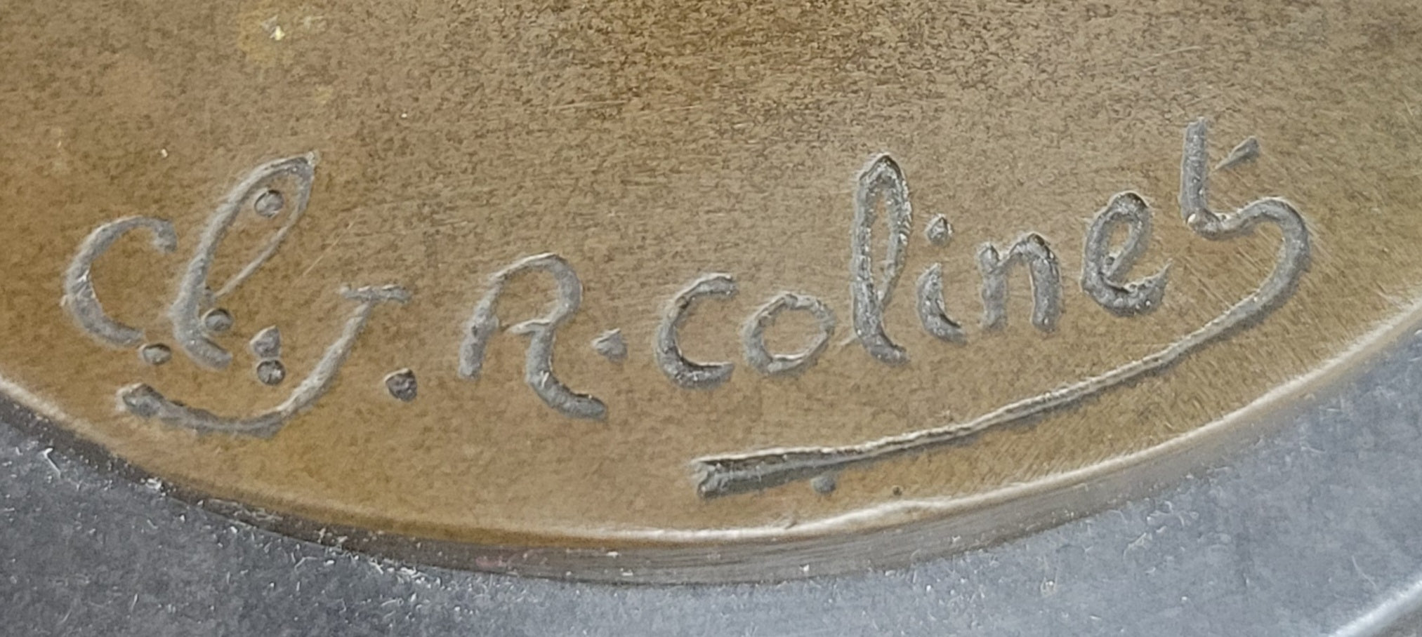 Art Deco Bronze Dancer by Colinet on Marble Base