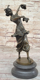 Art Deco Bronze Dancer by Colinet on Marble Base