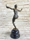French Gypsy Dancer by Laurel Bronze Sculpture Art Nouveau