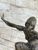 French Gypsy Dancer by Laurel Bronze Sculpture Art Nouveau