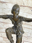 French Gypsy Dancer by Laurel Bronze Sculpture Art Nouveau