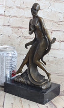 Nude Dancer by French Artist  Joe Descomps Bronze Masterpiece Museum Quality Work