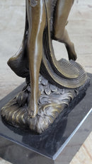 Nude Dancer by French Artist  Joe Descomps Bronze Masterpiece Museum Quality Work