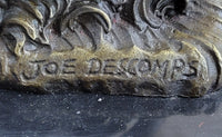 Nude Dancer by French Artist  Joe Descomps Bronze Masterpiece Museum Quality Work