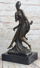 Nude Dancer by French Artist  Joe Descomps Bronze Masterpiece Museum Quality Work