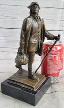 Benjamin Franklin Walking Stick UPENN Bronze Sculpture 10" x 4"
