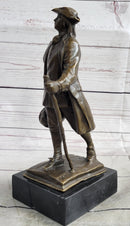 Benjamin Franklin Walking Stick UPENN Bronze Sculpture 10" x 4"