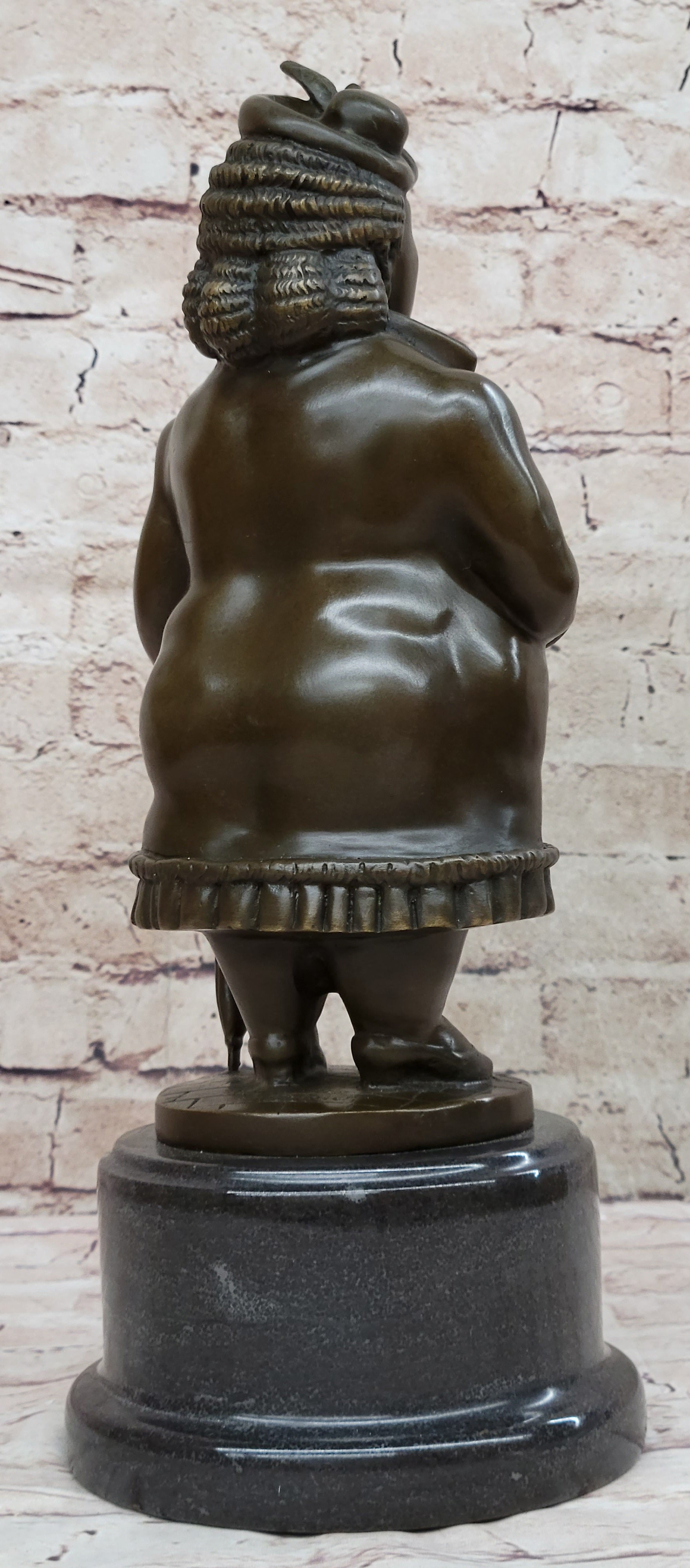Woman with Umbrella Abstract Bronze Sculpture Fernando Botero