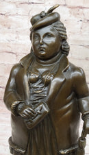 Woman with Umbrella Abstract Bronze Sculpture Fernando Botero