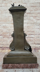 A Maiden Holding a Flower 'Souvenir' by Charles Gounod Bronze