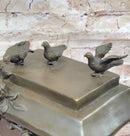 A Maiden Holding a Flower 'Souvenir' by Charles Gounod Bronze