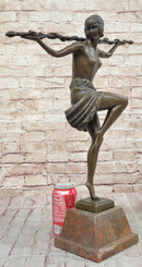 Dancer of Thyrsus by Pierre Le Faguays - Art Deco Bronze