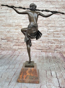 Dancer of Thyrsus by Pierre Le Faguays - Art Deco Bronze