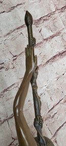 Dancer of Thyrsus by Pierre Le Faguays - Art Deco Bronze
