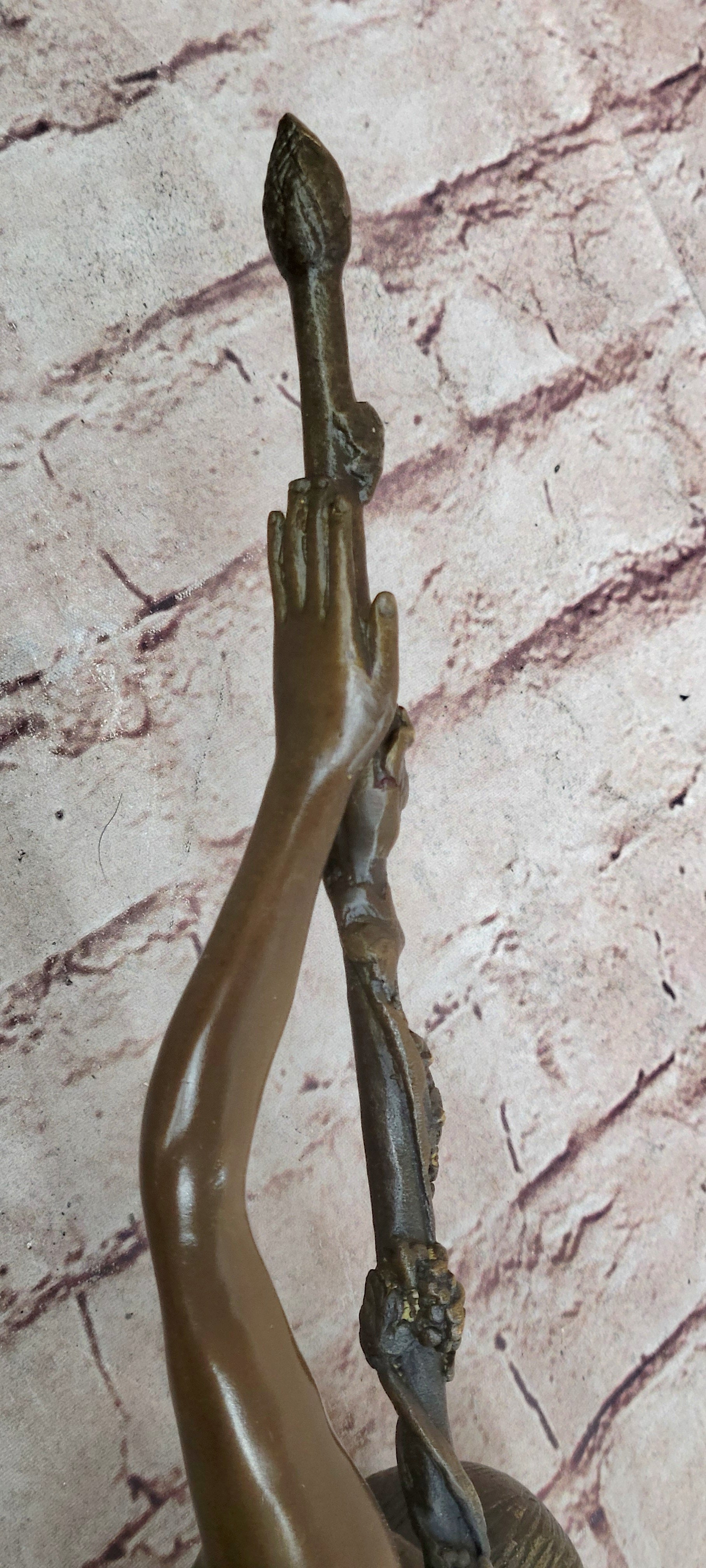 Dancer of Thyrsus by Pierre Le Faguays - Art Deco Bronze