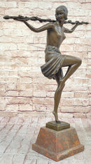 Dancer of Thyrsus by Pierre Le Faguays - Art Deco Bronze