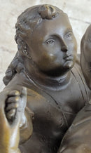 Botero Bronze Sculpture Dancing Couple Art Figure