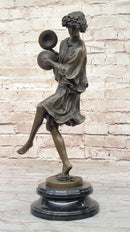 Classical Greek Dancer w/ Cymbals - Dionysus Grape Vine Cult