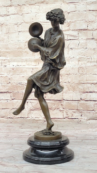 Classical Greek Dancer w/ Cymbals - Dionysus Grape Vine Cult