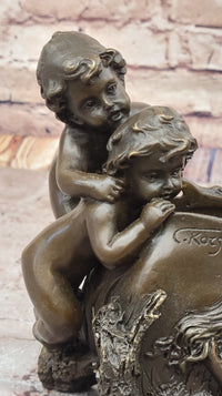 C. Korschann Bronze Planter – Cherubs and Nymphs Art Nouveau