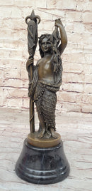 Bronze Sculpture of Young Fisherman Boy by Carrier-Belleuse