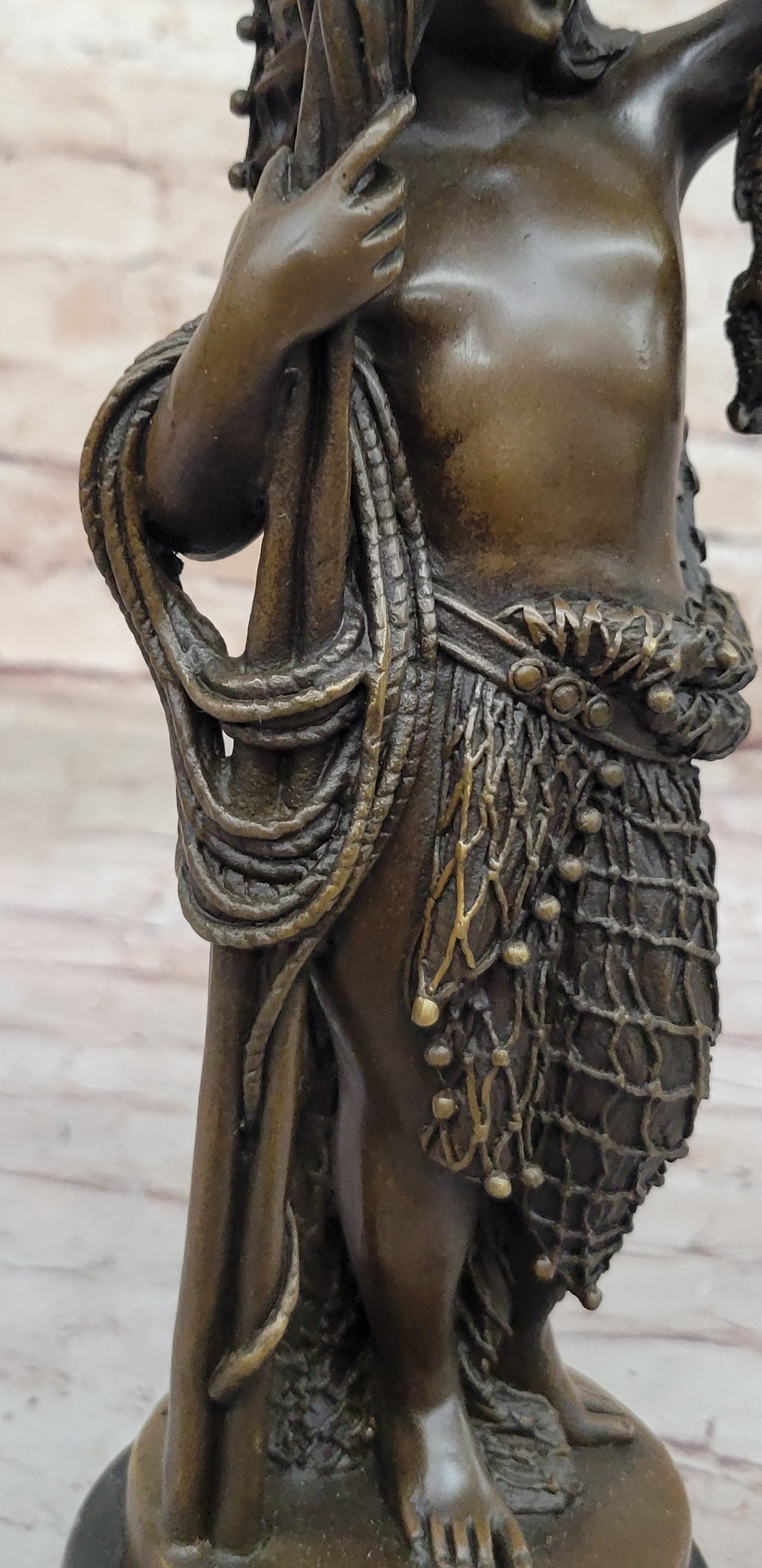 Bronze Sculpture of Young Fisherman Boy by Carrier-Belleuse